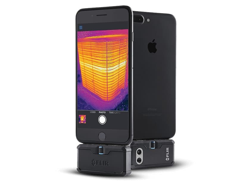 FLIR ONE Pro Andorid (USB-C), 8 - 14 um, Ironbow, 8,7 hz, 70 mK, 15 cm, Svart