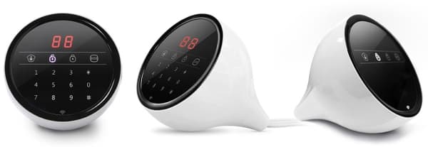 smanos W100, Android,iOS, Telefonlinje, Wi-Fi, 110 dB, 868, 915 MHz, -10 - 55 °C, Hvit