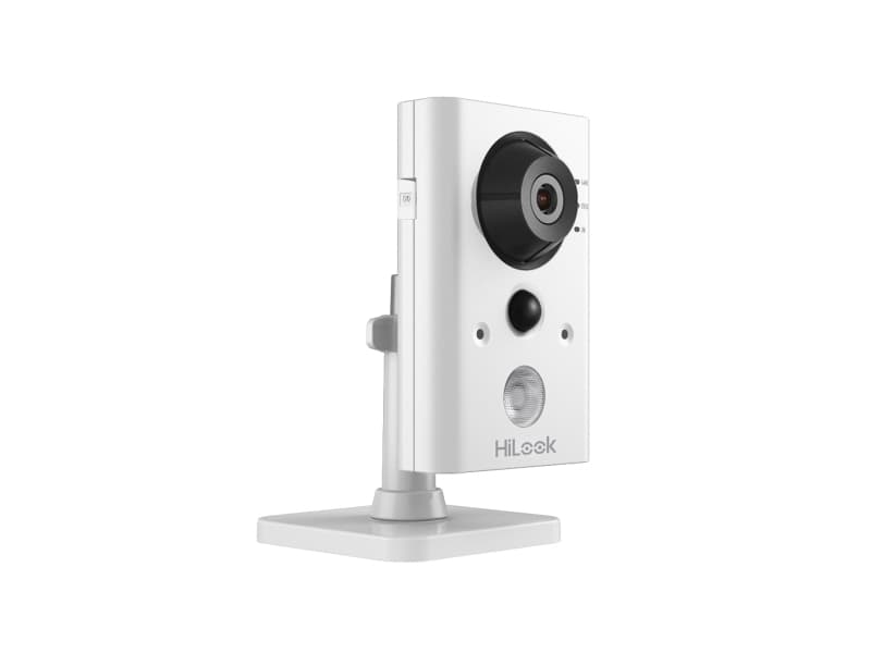 HiLook IPC-C220-D/W, IP-sikkerhetskamera, Innendørs, Ledning & Trådløs, Cube, Bord, Svart, Hvit