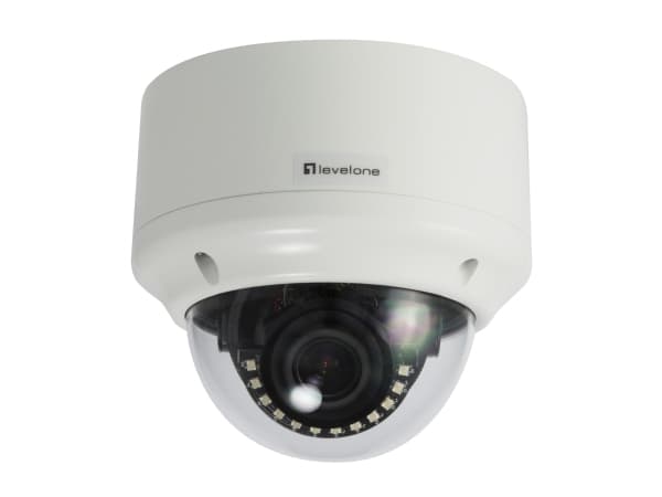 LevelOne FCS-3305, IP-sikkerhetskamera, Inne & Ute, Koblet med ledninger (ikke trådløs), CE/FCC, Kuppel, Tak/Vegg