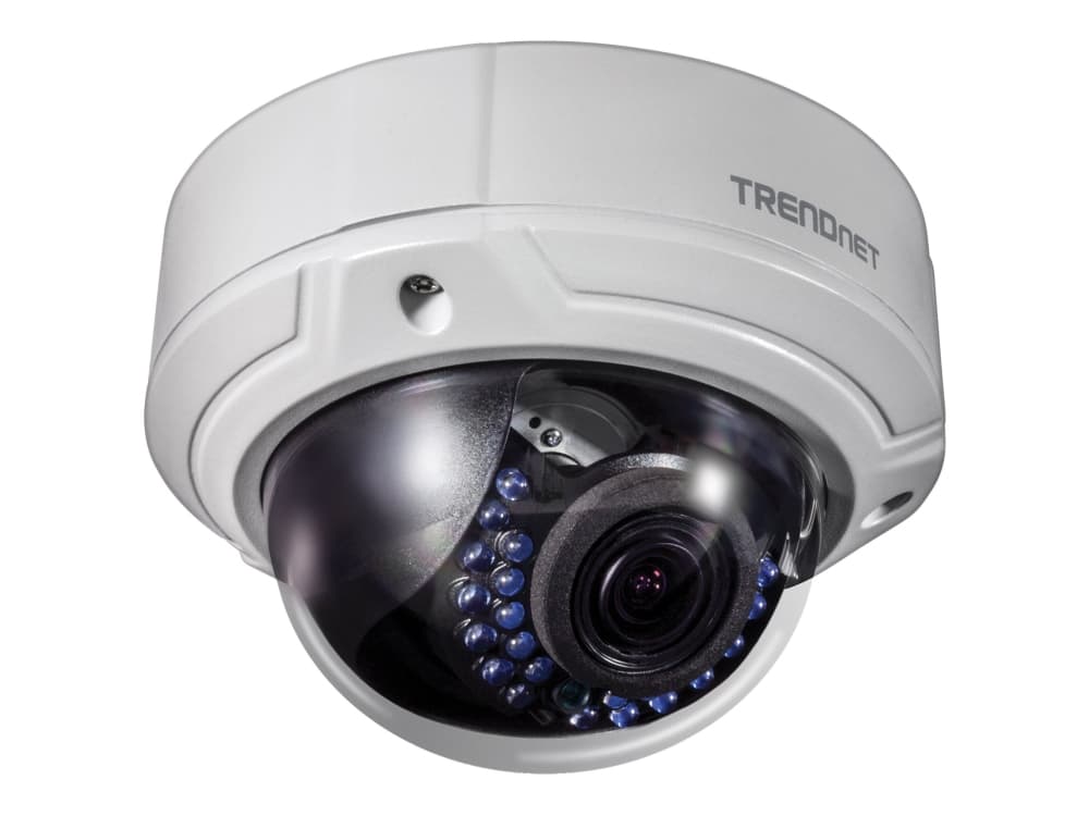 TRENDnet TV IP341PI - Nettverksovervåkingskamera - kuppel - utendørs - hærverks- / værbestandig - farge (Dag og natt) - 2 MP - 1920 x 1080 - 1080p -