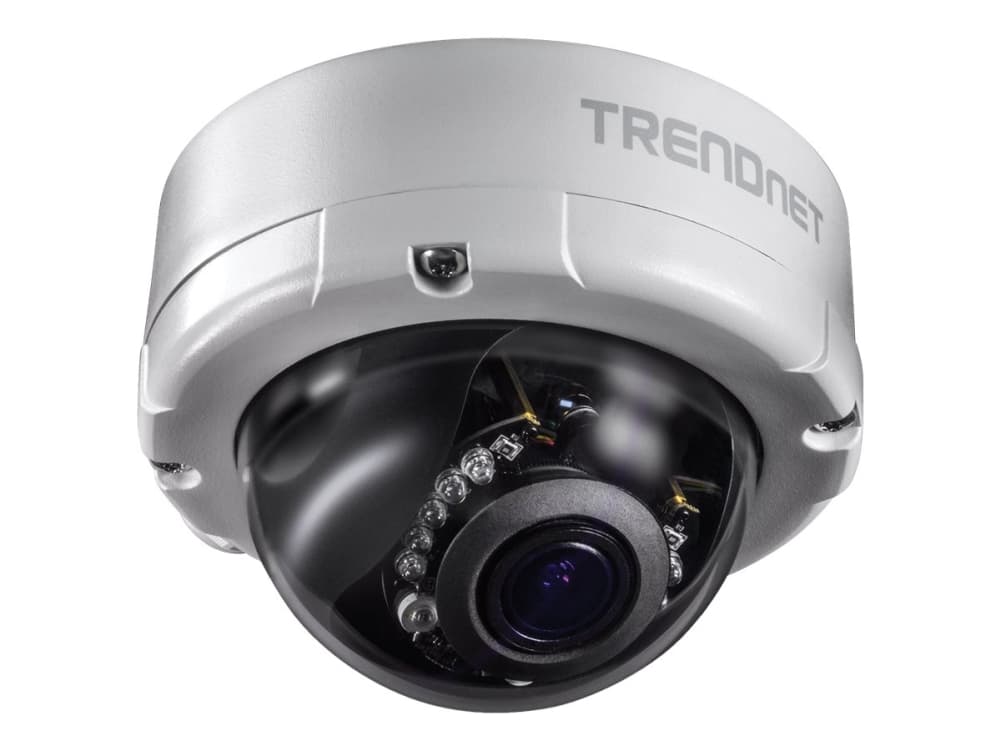 TRENDnet TV IP345PI - Nettverksovervåkingskamera - kuppel - utendørs - værbestandig - farge (Dag og natt) - 4 MP - 2688 x 1520 - motorisert - lyd - L