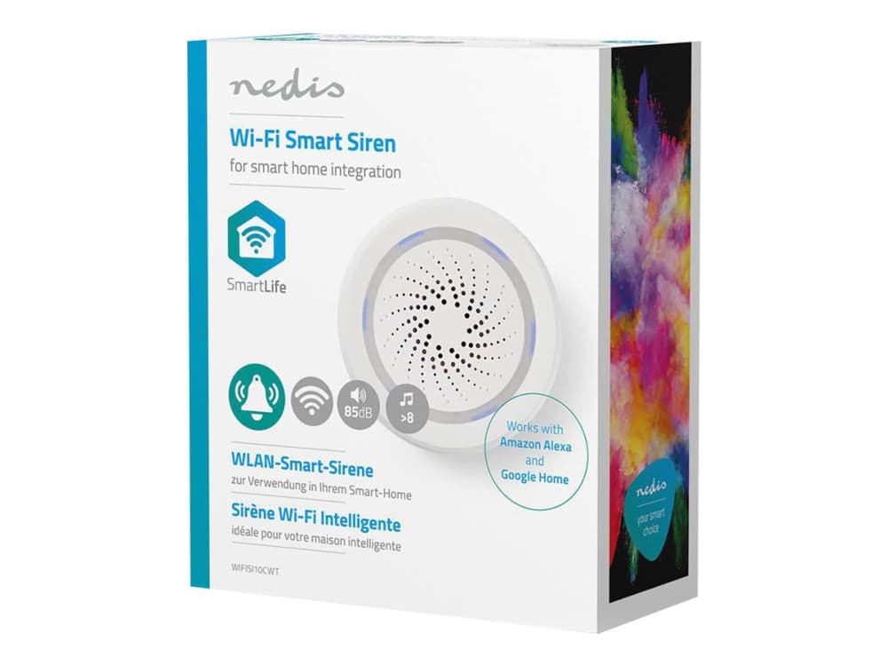 Nedis WiFi Smart Siren - Sirene - trådløs - Wi-Fi