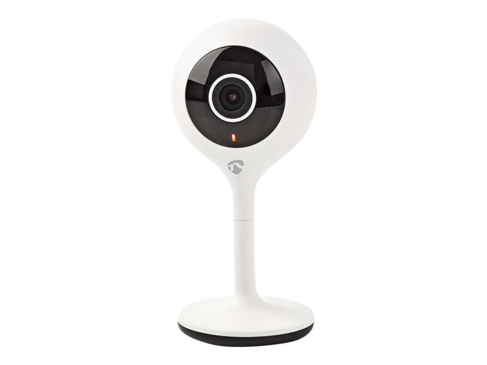 Nedis WIFICI05CWT - Nettverksovervåkingskamera - farge (Dag og natt) - 1 MP - 1280 x 720 - 720p - lyd - trådløs - Wi-Fi - DC 5 V