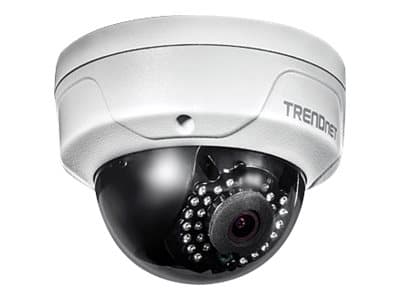 TRENDnet TV IP315PI - Nettverksovervåkingskamera - kuppel - utendørs - hærverks- / værbestandig - farge (Dag og natt) - 4 MP - 2688 x 1520 - fastfoka