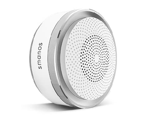 smanos SS-20, Wireless siren, Innendørs, 80 m, 868 - 915 MHz, 104 dB, Grå, Hvit