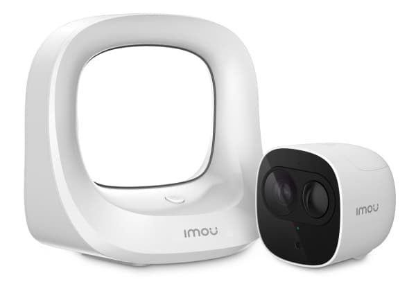 Imou Cell Pro (1HUB + 1 Camera), IP-sikkerhetskamera, Utendørs, Trådløs, Tak/Vegg, Hvit, Vanntett