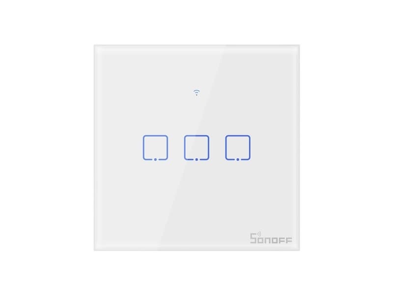 Touch light switch WiFi Sonoff T0 EU TX (3-gang)