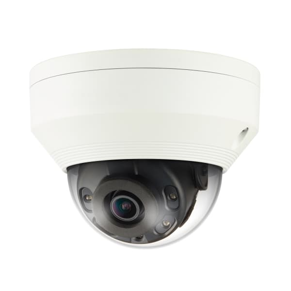 Hanwha Vision WiseNet Q QNV-6012R - Nätverksövervakningskamera - kupol - färg (Dag&Natt) - 2 MP - 1920 x 1080 - 1080p - fast lins - ljud - komposit -