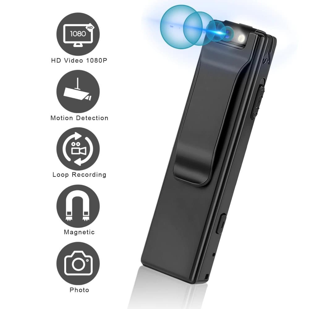 Vandlion A3 Mini Digitalkamera Magnetisk Spionkamera med Rörelsedetektor