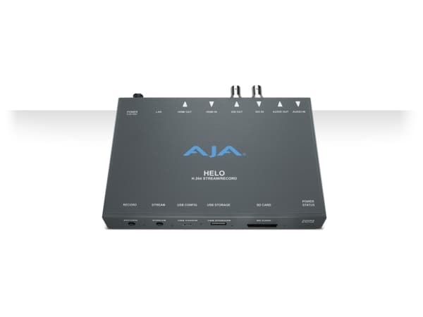 AJA HELO, Grå, 2048 x 1080 piksler, H.264,MPEG4, AAC, SD,SDHC,SDXC, 60 fps