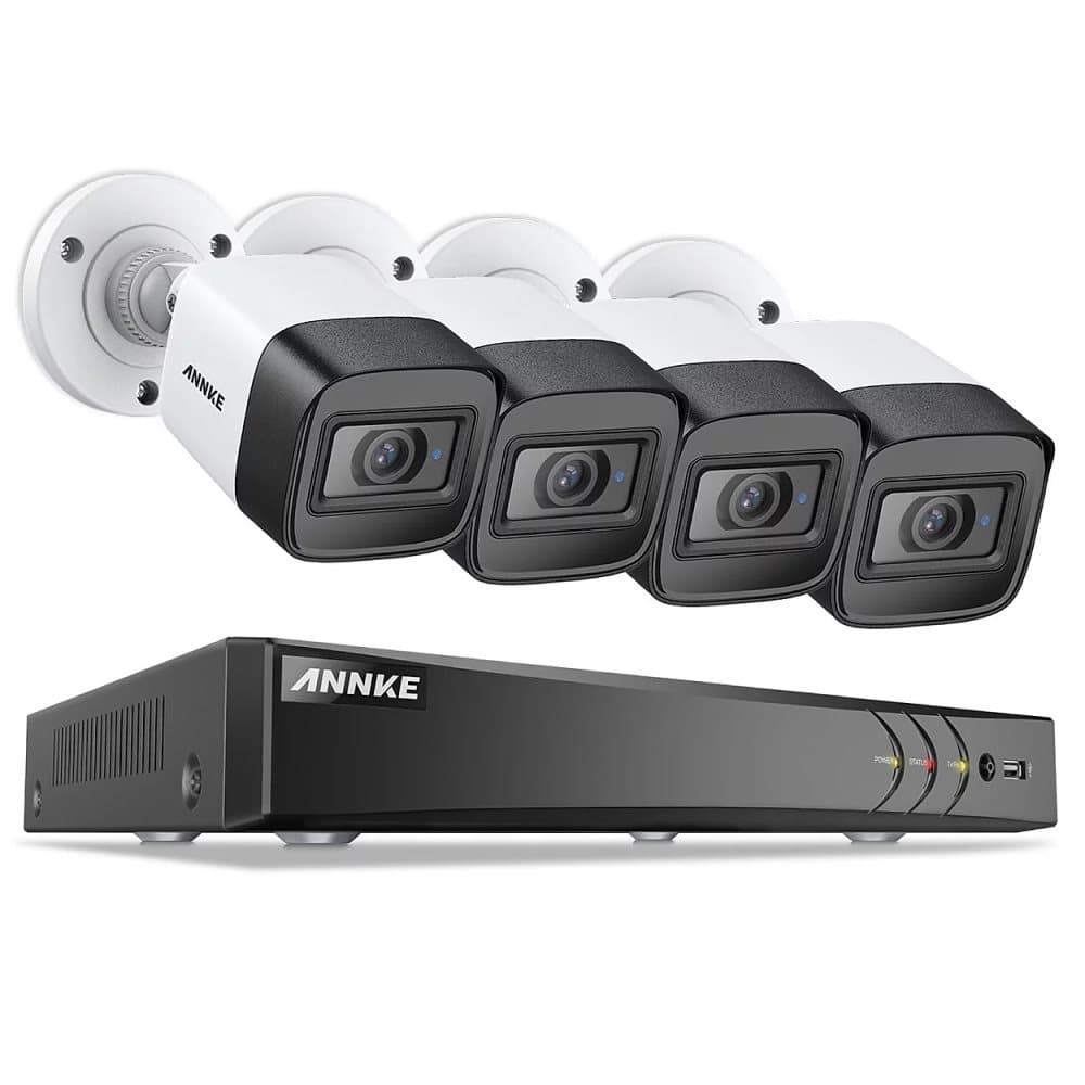 Annke övervakningssystem 8-kanals 4K Video Security System med 4 kameror