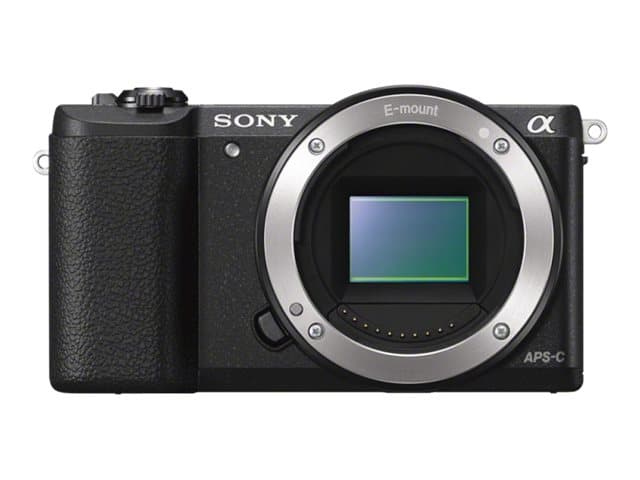 Sony a5100 ILCE-5100 - Digitalkamera - spegellöst - 24.3 MP - APS-C - endast stomme - Wi-Fi, NFC - svart
