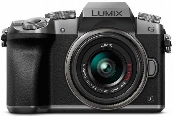 Panasonic Lumix G DMC-G7K - Digitalkamera - spegellöst - 16.0 MP - Fyra tredjedelar - 4 K / 25 fps - 3x optisk zoom 14-42 mm lins - Wi-Fi - silver
