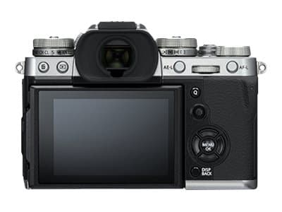 Fujifilm X Series X-T3 - Digitalkamera - spegellöst - 26.1 MP - APS-C - 4 K / 60 fps - endast stomme - Wi-Fi, Bluetooth - silver