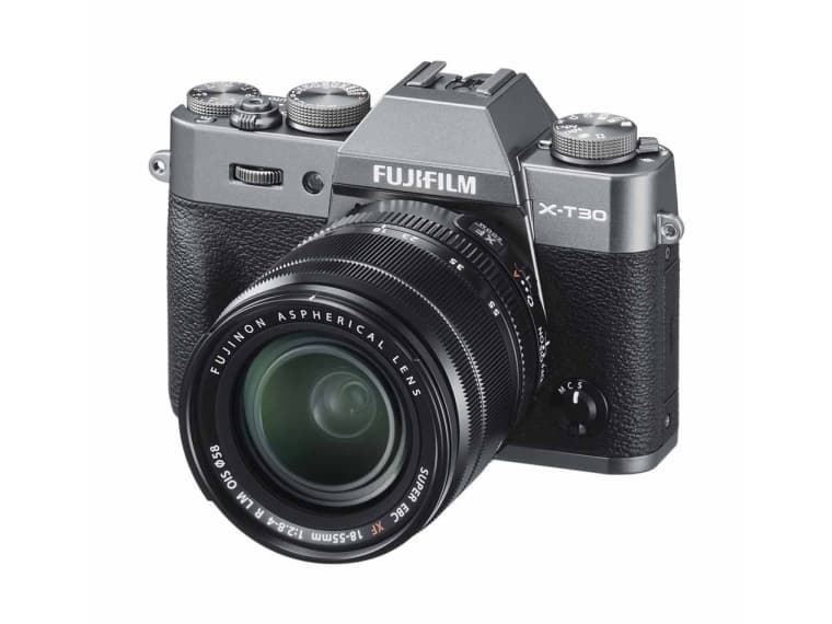 Fujifilm X X-T30 + XF 18-55mm, 26,1 MP, 6240 x 4160 pixlar, CMOS, 4K Ultra HD, Pekskärm, Antracit
