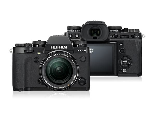 Fujifilm X -T3 + XF18-55mm + XF55-200mm, 21,6 MP, 6240 x 4160 pixlar, CMOS, 4K Ultra HD, 489 g, Svart