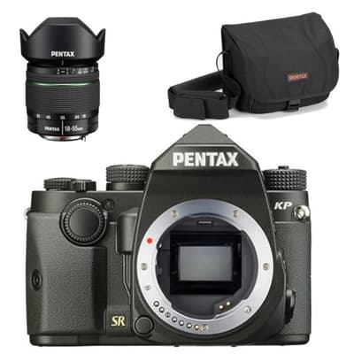 PENTAX Reflex KP Sort - 24MP + 18-55mm WR-linse + taske