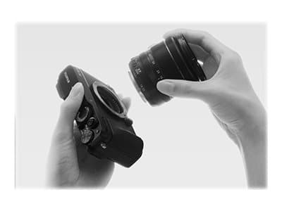 Fujifilm X Series X-E3 - Digitalkamera - spegellöst - 24.3 MP - APS-C - 4 K / 30 fps - endast stomme - Wi-Fi, Bluetooth - svart
