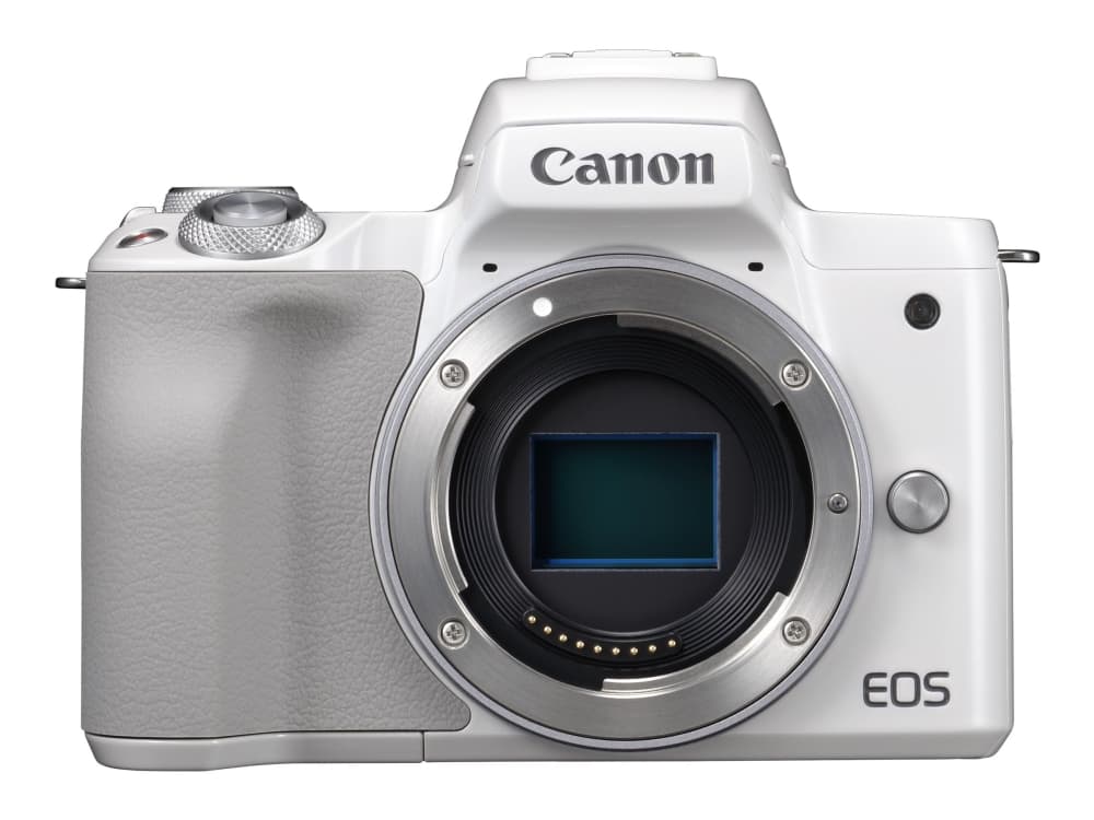 Canon EOS M50 - Digitalkamera - spegellöst - 24.1 MP - APS-C - 4 K / 25 fps - endast stomme - Wi-Fi, NFC, Bluetooth - vit