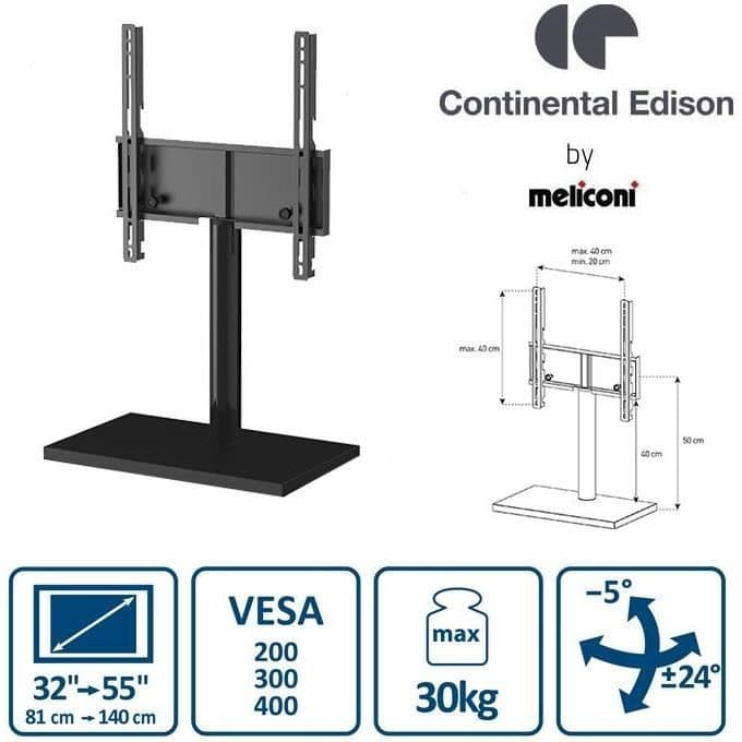 Continental Edison TV Stand Central Stand (32 '' til 55 '')