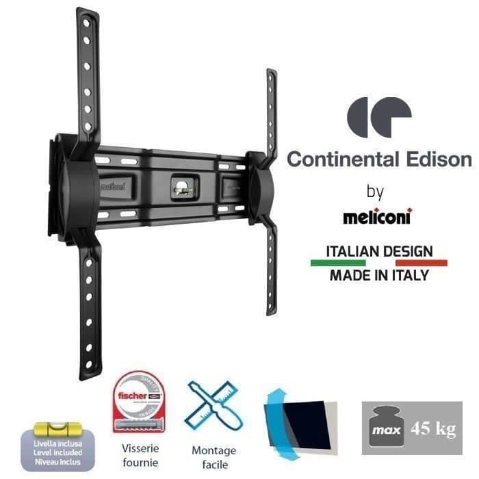CONTINENTAL EDISON Support TV vægmaleri tilbøjeligt TV 40-65 '' VESA 400 * 400