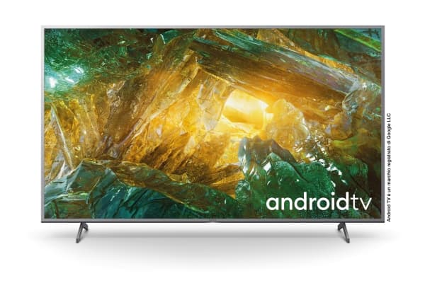 Sony KD-65XH8077, 165,1 cm (65"), 3840 x 2160 piksler, LED, Smart TV, Wi-Fi, Sølv