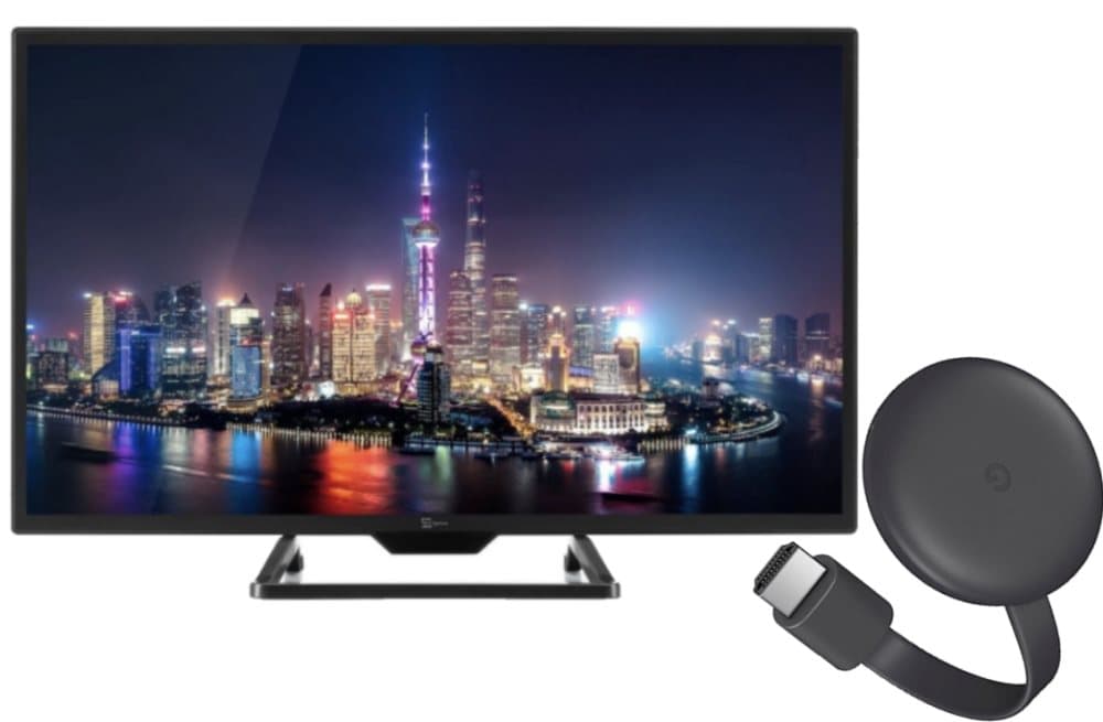 12 Volts TV till Husbil Placo 22 Full HD Slim Google Chromecast paket