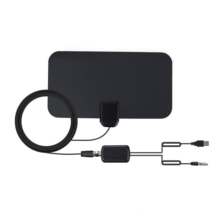 TV Aerial, Ultra-thin 50 Miles HD Digital TV Antenna Indoor HDTV