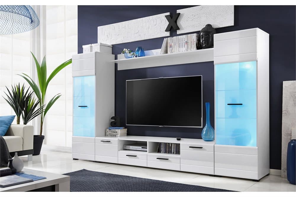AQUA 260 TV-MÖBELSET VIT