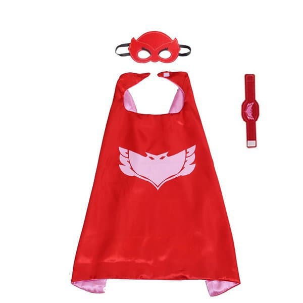 Pyjamashjältarna - PJ masks, cape / ögonmask / armband- Owlette