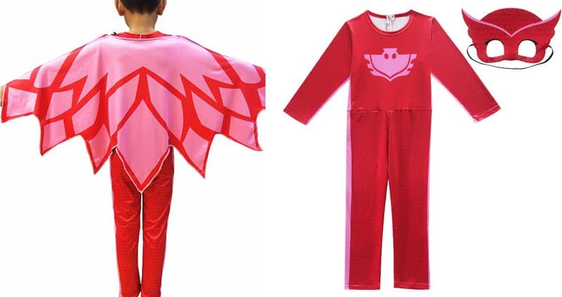 Pyjamashjältarna - hel dress+ ögonmask PJ Masks