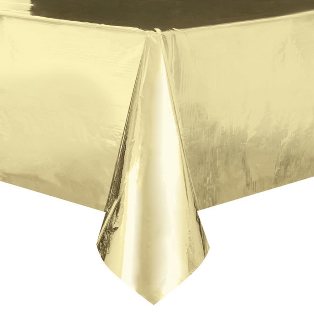 Unique Party Rectangular Foil Plastic Table Cover