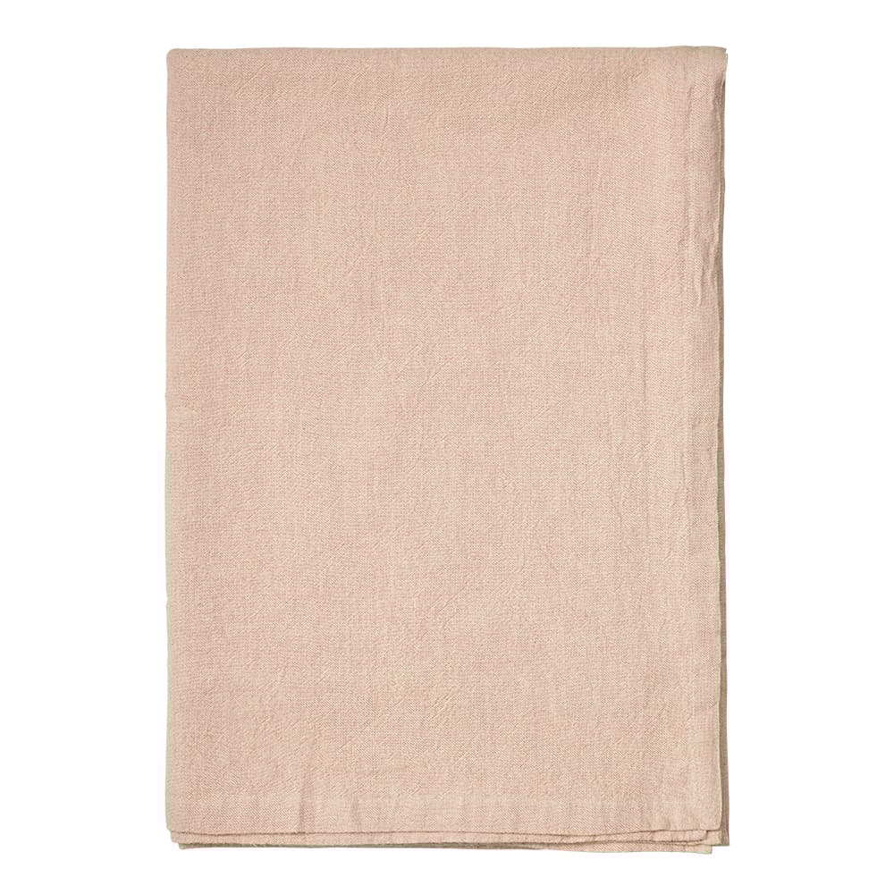 Linum Hedvig Bordsduk Linne/Bomull 170 x 250 cm Dusty Pink