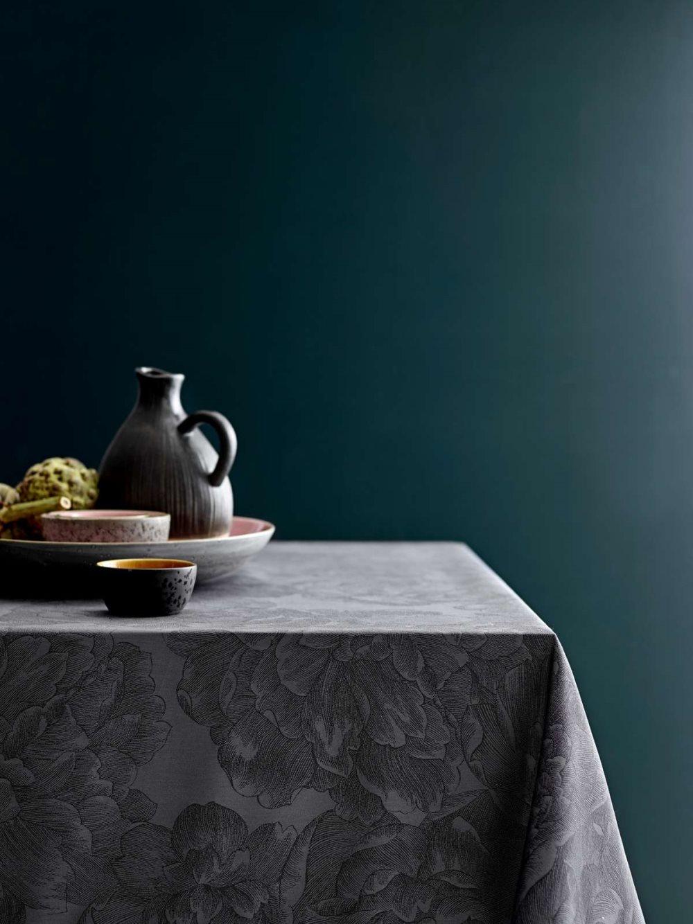 Södahl Modern Rose Duk Bomull/Polyester 140 x 270 cm Grå/Ash