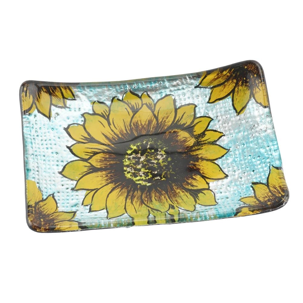 CGB Giftware Sunflower Rectangular Dish