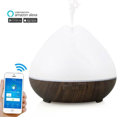 Luftfuktare WiFi med doft och belysning