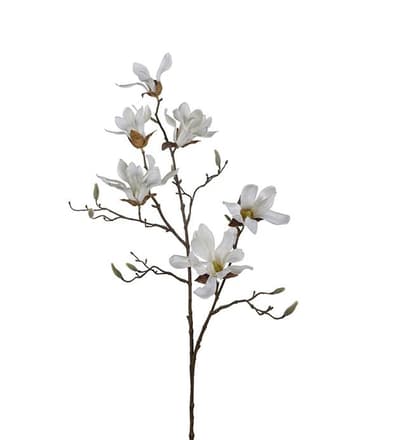 Magnolia Vit 100cm, Snittblommor, Konstgjorda blommor -Mr. Plant