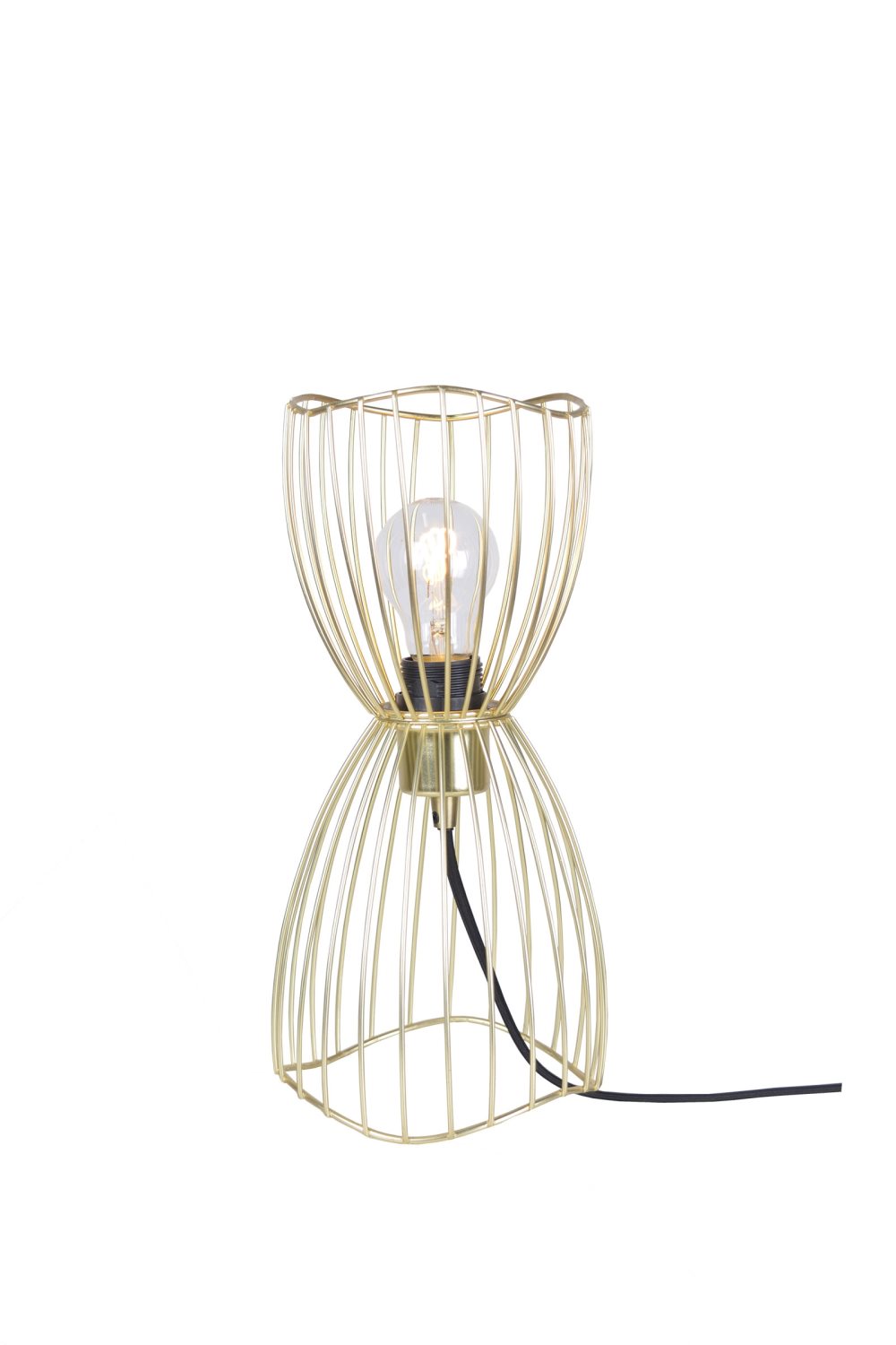 Bordlampe Ray, B: 16 D: 16 H: 35 cm, Børstet messing, Globen Lampe. H: 20 cm. D: 22 cm | FINN.no
