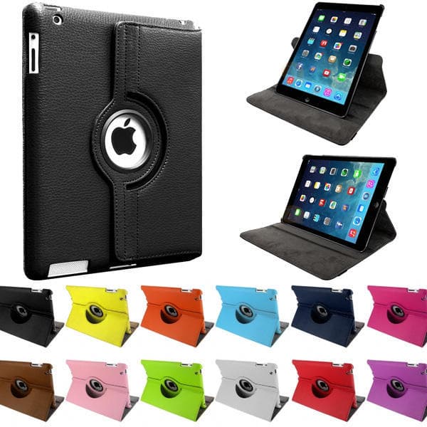 360 ° fleksibel roterende taske til iPad 2 iPad 3 iPad 4