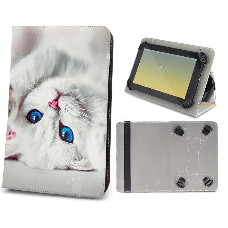 Universal Fodral för Surfplattor Storlek 9"-10" - Cute Kitty