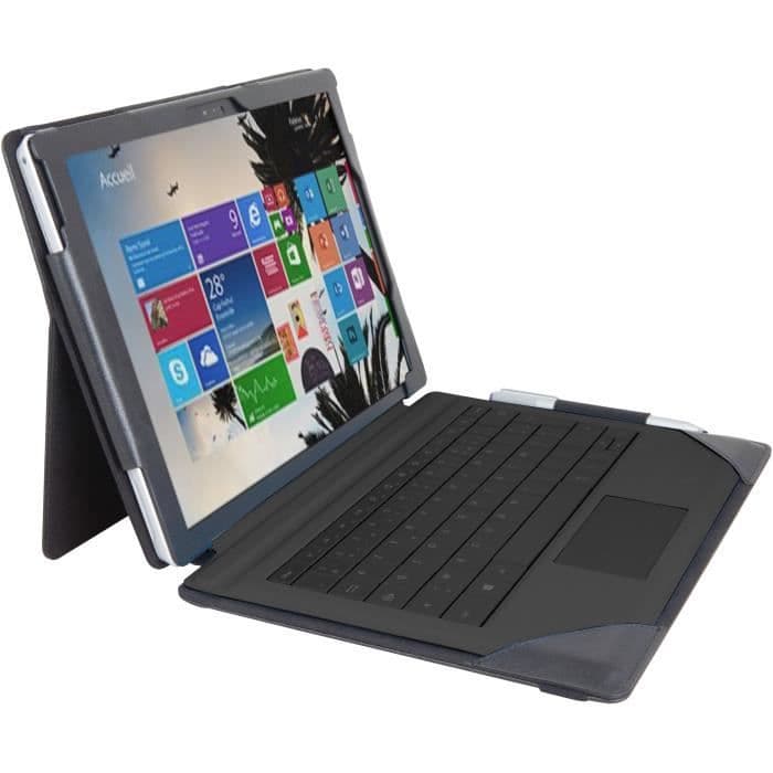 URBAN FACTORY Elegant Folio Flip Protection - Til Surface Pro 4 - Sort