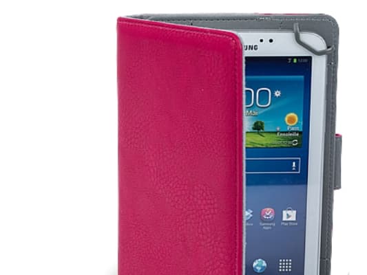 Rivacase 3014, Folio, Universal, iPad mini, Samsung Galaxy Tab 3 8.0, Galaxy Note 8, 20,3 cm (8"), 250 g, Rosa