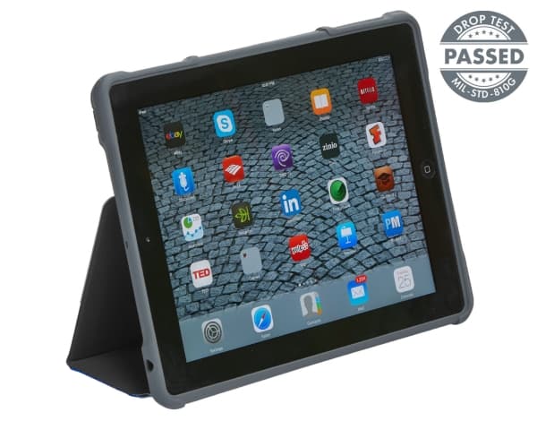 STM dux, Folio, Apple, iPad 2/3/4, 24,6 cm (9.7"), 330 g, Svart