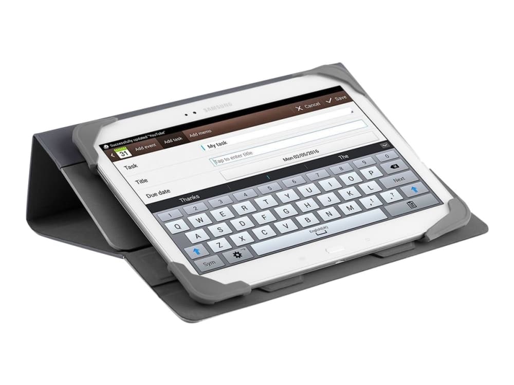 Targus Fit N'' Grip 7-8", Folio, Universal, 20,3 cm (8"), 270 g, Grå