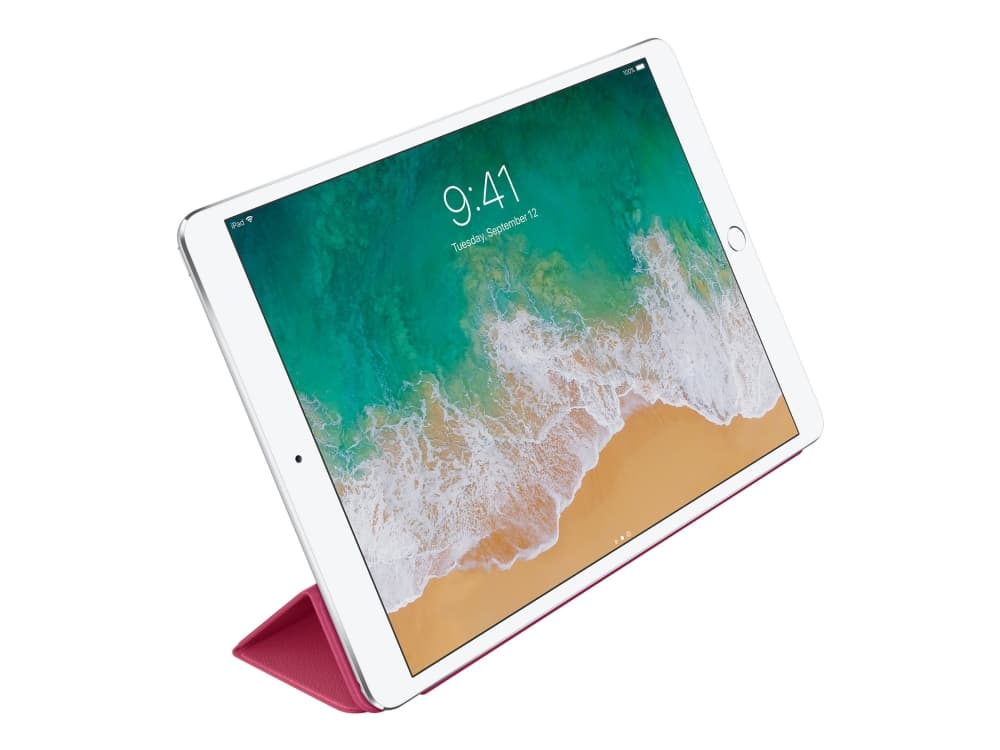 Apple Smart - Lommebok for nettbrett - lær - fuksiarosa - 10.5" - for 10.5-inch iPad Pro