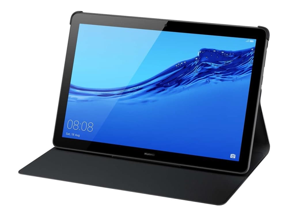 Huawei - Vikbart fodral för surfplatta - svart - 10.1" - för MediaPad T5