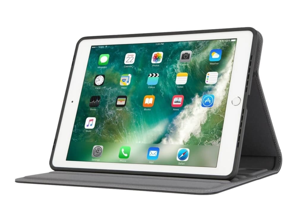 Targus Versavu, Folio, Apple, iPad (6th / 5th gen.), iPad Pro, iPad Air 2, iPad Air, 24,6 cm (9.7"), 340 g, Svart