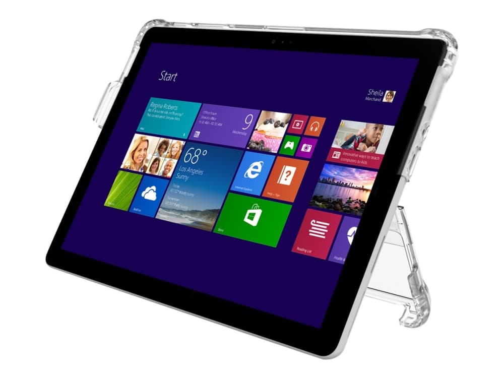 Incipio Octane Pure - Baksidedeksel for nettbrett - Flex2O polymer, termoplast-polyuretan (TPU) - gjennomskinnelig, blank - for Microsoft Surface Go