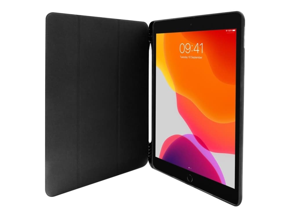 PURO Zeta Slim - Lommebok for nettbrett - svart - 10.2" - for Apple 10.2-inch iPad (7. generasjon)